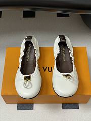Louis Vuitton LV Nolita Flat Ballerina White - 3