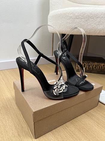 Christian Louboutin Rosalie 100mm Pumps Black Heel