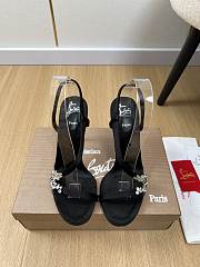 Christian Louboutin Rosalie 100mm Pumps Black Heel - 2