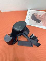 YSL Bianca Platform Sandals Black Heel 12cm - 5