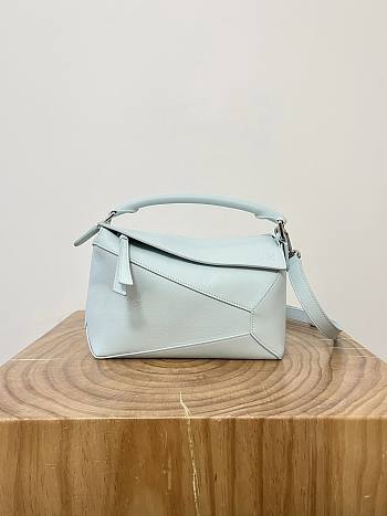 Loewe Puzzle Small Bag Blue 24x16x10cm