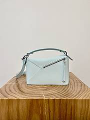 Loewe Puzzle Small Bag Blue 24x16x10cm - 5