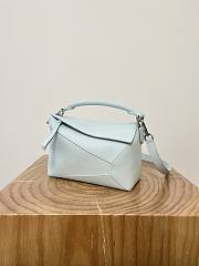 Loewe Puzzle Small Bag Blue 24x16x10cm - 4