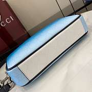 Gucci Chroma Small Crossbody Bag Blue 25x16x4.5cm - 6