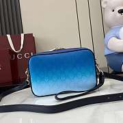 Gucci Chroma Small Crossbody Bag Blue 25x16x4.5cm - 4