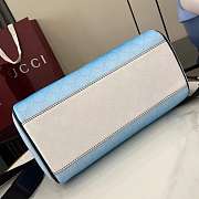Gucci Chroma Small Cylinder Bag Blue 30x16x16cm - 3