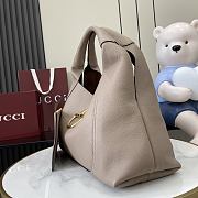 Gucci Softbit Maxi Shoulder Bag Taupe 46x26x16cm - 6