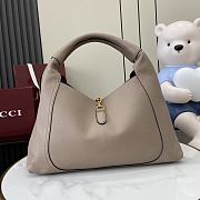 Gucci Softbit Maxi Shoulder Bag Taupe 46x26x16cm - 4
