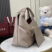 Gucci Softbit Maxi Shoulder Bag Taupe 46x26x16cm - 3