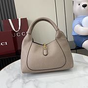 Gucci Softbit Medium Top Handle Bag Taupe 27.5x21x16cm - 3