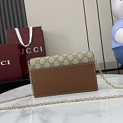 Gucci GG Emblem Wallet On Chain 20x13x4cm - 3
