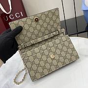 Gucci GG Emblem Wallet On Chain 20x13x4cm - 2