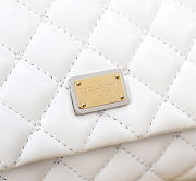 Dolce & Gabbana Sicily Small Leather White 18x11x6cm - 6