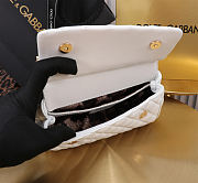 Dolce & Gabbana Sicily Small Leather White 18x11x6cm - 3