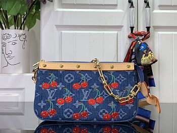 Louis Vuitton LV x TM Pochette Cherry 22x13x4cm