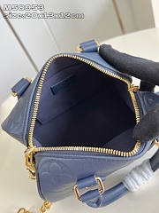 Louis Vuitton LV Speedy 20 Bag Navy Blue 20.5x13.5x12cm - 2