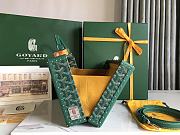 Goyard Goyardine Grand Hotel Trunk Bag Green 24.5x7.5x17cm - 6