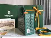 Goyard Goyardine Grand Hotel Trunk Bag Green 24.5x7.5x17cm - 5