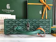 Goyard Goyardine Grand Hotel Trunk Bag Green 24.5x7.5x17cm - 4