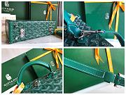 Goyard Goyardine Grand Hotel Trunk Bag Green 24.5x7.5x17cm - 3