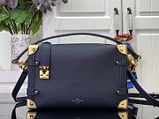 Louis Vuitton LV Side Trunk MM Bag Navy Blue 21x14x6cm - 1