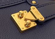 Louis Vuitton LV Side Trunk MM Bag Navy Blue 21x14x6cm - 6