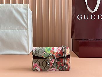 Gucci Super Mini Dionysus Blooms Bag 16.5x10x4.5cm