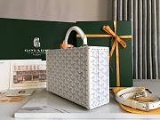 Goyard Goyardine Grand Hotel Trunk Bag White 24.5x7.5x17cm - 5
