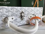 Goyard Goyardine Grand Hotel Trunk Bag White 24.5x7.5x17cm - 4