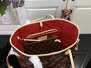 Louis Vuitton LV x TM Neverfull MM Cherry 32x27x14cm - 5