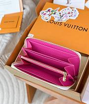 Louis Vuitton LV x TM Zippy Wallet White 19x10cm - 4
