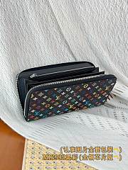 Louis Vuitton LV x TM Zippy Wallet Black 19x10cm - 4