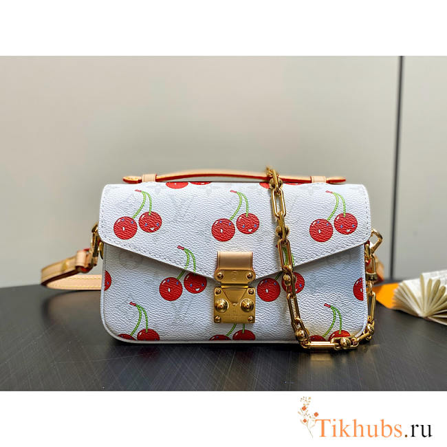 Louis Vuitton LV x TM Pochette Métis East West Cherry 21.5x13.5x6cm - 1