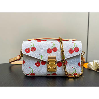 Louis Vuitton LV x TM Pochette Métis East West Cherry 21.5x13.5x6cm