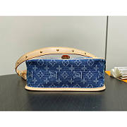 Louis Vuitton LV Diane Denim Blue Bag 25x9x15cm - 3