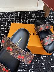 Louis Vuitton LV x TM Cherry Bom Dia Flat Comfort Mule - 5