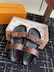 Louis Vuitton LV x TM Cherry Bom Dia Flat Comfort Mule - 2