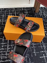 Louis Vuitton LV x TM Cherry Bom Dia Flat Comfort Mule - 3