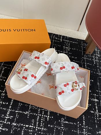 Louis Vuitton LV x TM Bom Dia Flat Comfort Mule White
