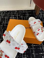 Louis Vuitton LV x TM Bom Dia Flat Comfort Mule White - 4