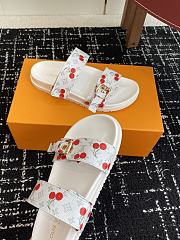 Louis Vuitton LV x TM Bom Dia Flat Comfort Mule White - 3