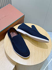 Loro Piana Summer Walk The Gift of Kings Blue Loafer - 3