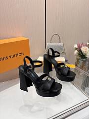 Louis Vuitton LV Shake Platform Sandals Black Heel 12cm - 1