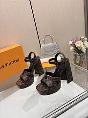 Louis Vuitton LV Shake Platform Sandals Monogram Heel 12cm - 5