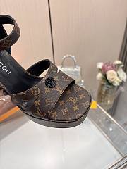 Louis Vuitton LV Shake Platform Sandals Monogram Heel 12cm - 4