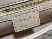 Dior Caro Small Soft Bag Pink Lambskin 20x13x7cm - 6