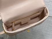 Dior Caro Small Soft Bag Pink Lambskin 20x13x7cm - 5
