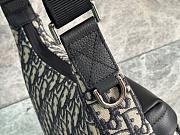 Dior Small Rider Soft Hobo Bag Beige Black 25x22x9cm - 6