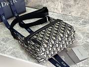 Dior Small Rider Soft Hobo Bag Beige Black 25x22x9cm - 2