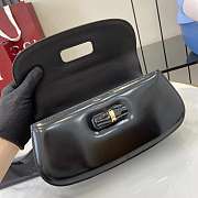 Gucci Bamboo Diva Medium Bag Black 26.6x13x8cm - 6